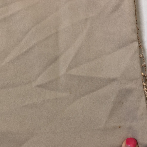 J By JOA Womens Gold Glitter Sequin Short Sleeve Lined Dress Size Small - Picture 14 of 16